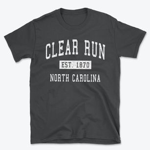 Clear Run North Carolina Classic Established Basic T-Shirt