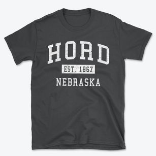Hord Nebraska Classic Established Basic T-Shirt