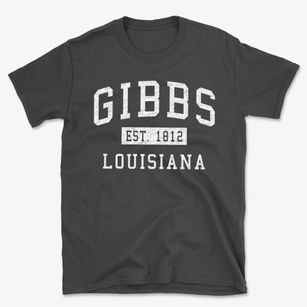 Gibbs Louisiana Classic Established Basic T-Shirt