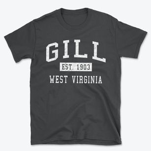 Gill West Virginia Classic Established Basic T-Shirt