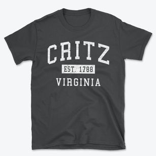 Critz Virginia Classic Established Basic T-Shirt