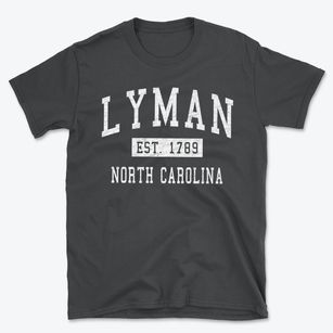 Lyman North Carolina Classic Established Basic T-Shirt