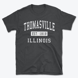 Thomasville Illinois Classic Established Basic T-Shirt