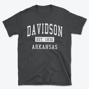 Davidson Arkansas Classic Established Basic T-Shirt