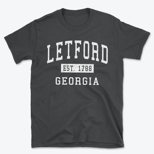 Letford Georgia Classic Established Basic T-Shirt