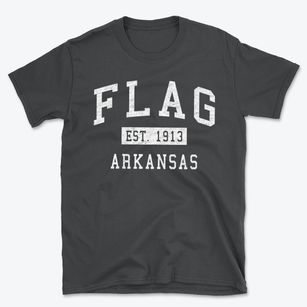 Flag Arkansas Classic Established Basic T-Shirt