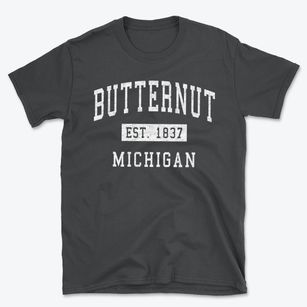 Butternut Michigan Classic Established Basic T-Shirt