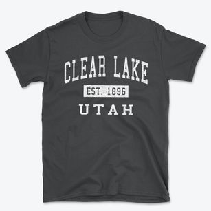 Clear Lake Utah Classic Established Basic T-Shirt