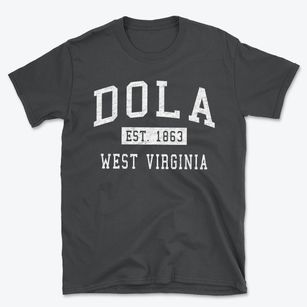 Dola West Virginia Classic Established Basic T-Shirt