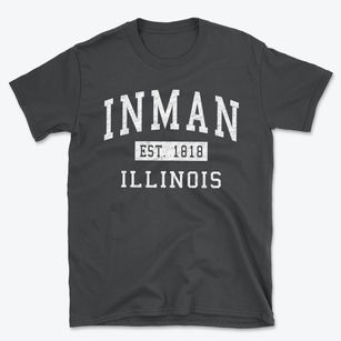 Inman Illinois Classic Established Basic T-Shirt