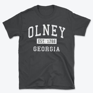 Olney Georgia Classic Established Basic T-Shirt