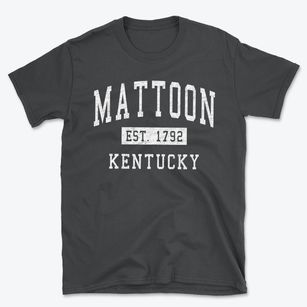 Mattoon Kentucky Classic Established Basic T-Shirt