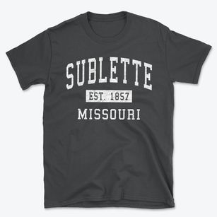 Sublette Missouri Classic Established Basic T-Shirt