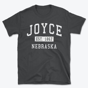 Joyce Nebraska Classic Established Basic T-Shirt