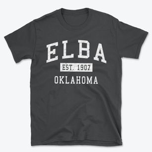 Elba Oklahoma Classic Established Basic T-Shirt
