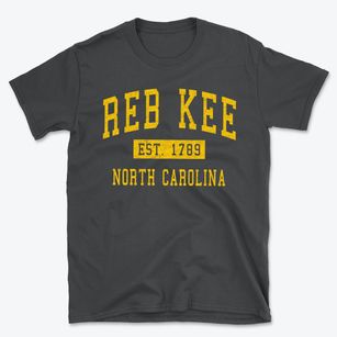 Reb Kee North Carolina Classic Established Basic T-Shirt