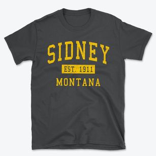 Sidney Montana Classic Established Basic T-Shirt