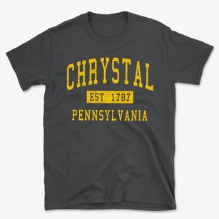 Chrystal Pennsylvania Classic Established Basic T-Shirt