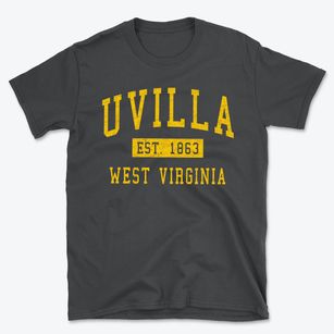 Uvilla West Virginia Classic Established Basic T-Shirt