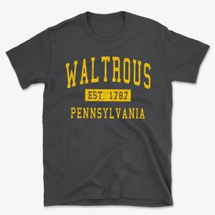 Waltrous Pennsylvania Classic Established Basic T-Shirt