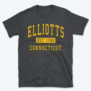 Elliotts Connecticut Classic Established Basic T-Shirt