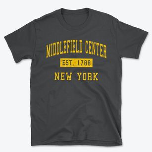 Middlefield Center New York Classic Established Basic T-Shirt