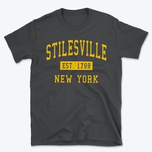 Stilesville New York Classic Established Basic T-Shirt