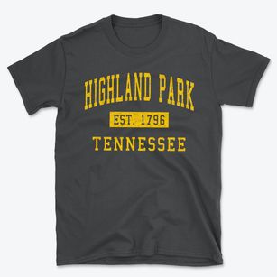 Highland Park Tennessee Classic Established Basic T-Shirt