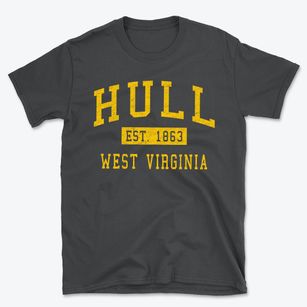 Hull West Virginia Classic Established Basic T-Shirt