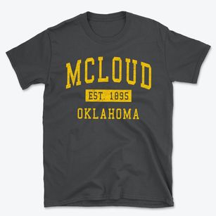 Mcloud Oklahoma Classic Established Basic T-Shirt