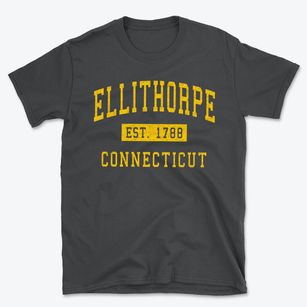 Ellithorpe Connecticut Classic Established Basic T-Shirt
