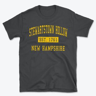 Stewartstown Hollow New Hampshire Classic Established Basic T-Shirt