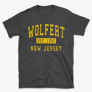 Wolfert New Jersey Classic Established Basic T-Shirt