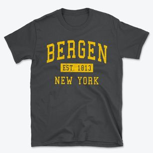 Bergen New York Classic Established Basic T-Shirt