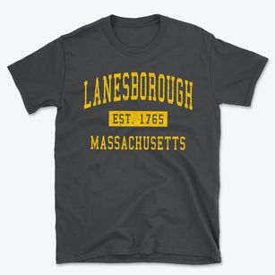 Lanesborough Massachusetts Classic Established Basic T-Shirt
