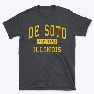 De Soto Illinois Classic Established Basic T-Shirt