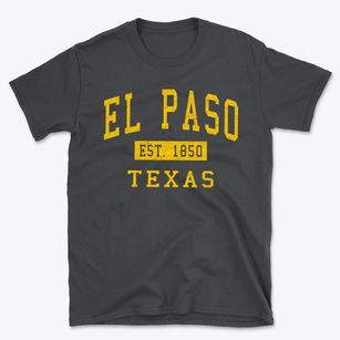 El Paso Texas Classic Established Basic T-Shirt