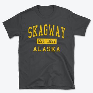 Skagway Alaska Classic Established Basic T-Shirt