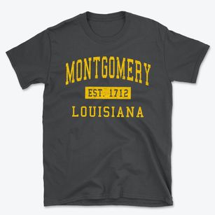 Montgomery Louisiana Classic Established Basic T-Shirt