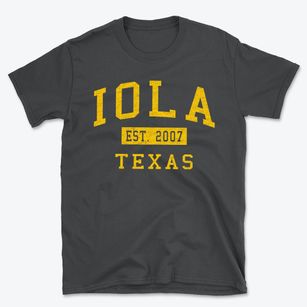 Iola Texas Classic Established Basic T-Shirt