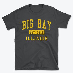 Big Bay Illinois Classic Established Basic T-Shirt