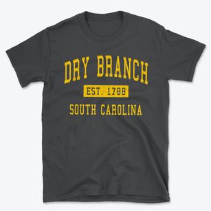 Dry Branch South Carolina Classic Established Basic T-Shirt
