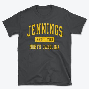 Jennings North Carolina Classic Established Basic T-Shirt