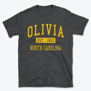 Olivia North Carolina Classic Established Basic T-Shirt