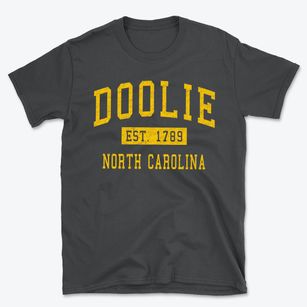 Doolie North Carolina Classic Established Basic T-Shirt