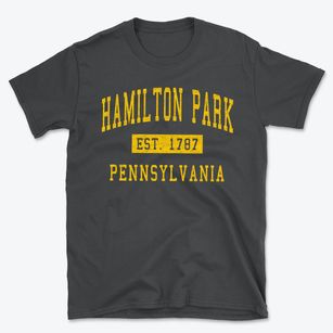 Hamilton Park Pennsylvania Classic Established Basic T-Shirt