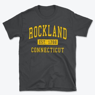 Rockland Connecticut Classic Established Basic T-Shirt