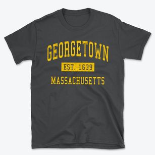 Georgetown Massachusetts Classic Established Basic T-Shirt
