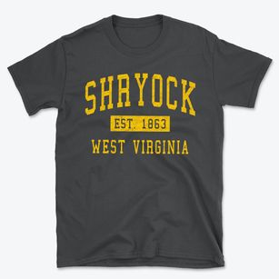 Shryock West Virginia Classic Established Basic T-Shirt