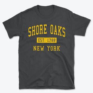 Shore Oaks New York Classic Established Basic T-Shirt